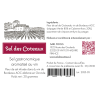 Sel de vin rouge 6 sachets de 50 grammes