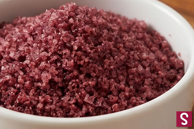 Cristaux de sel de vin rouge artisanal Sel des Coteaux - fleur de sel Guérande AOC Bordeaux