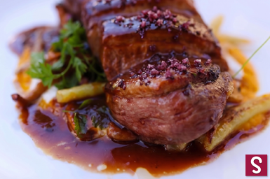 Magret de canard au sel de vin rouge Sel des Coteaux - recette gastronomique