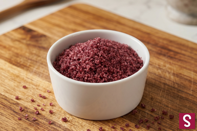 Sel de vin rouge artisanal Sel des Coteaux - fleur de sel de Guérande AOC Bordeaux