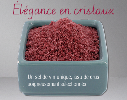 Sel de vin rouge artisanal Sel des Coteaux
