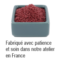Fabriqué avec patience et soin dans notre atelier en France